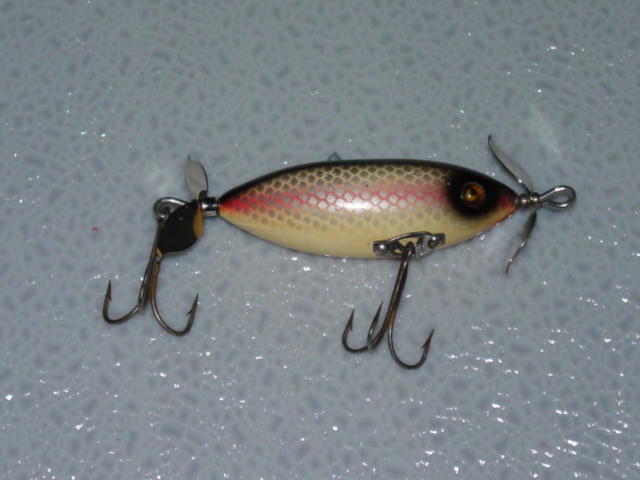 Sold at Auction: 3 Heddon Lures - S.O.S / Torpedo and Basser