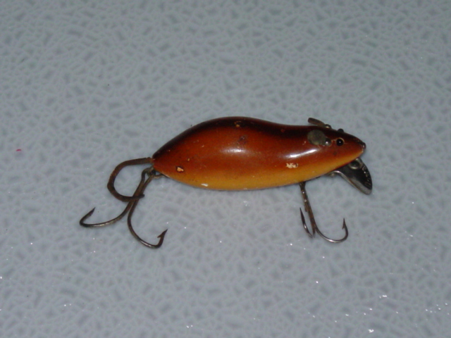 Vintage Heddon Meadow Mouse Fishing Lure 