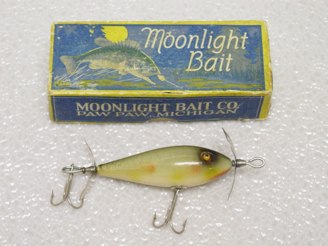 Vintage Lures - Moonlight Bait Company Vintage Antique fishing lures
